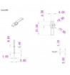 Monteringsklips til 8 mm LED Strips - 20 stk pak