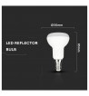 V-TAC R50 E14 4.8W Varm Hvid LED Spot Pære