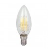LED LINE C35 E14 5W Varm Hvid Dæmpbar LED Kerte Pære - Klar Glas